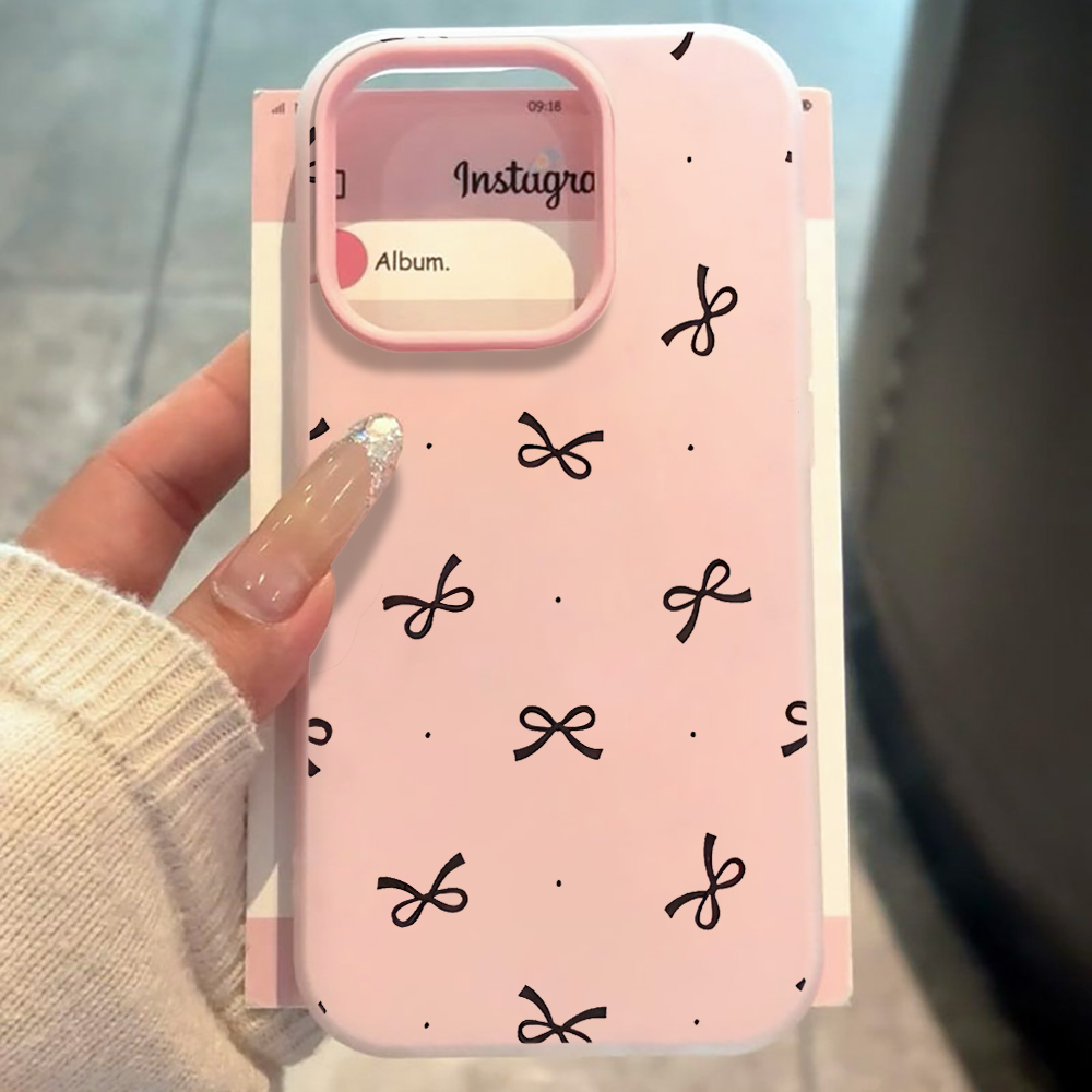 Phone Cases Polka Dot - Cute Bow Polka Dot INS Phone