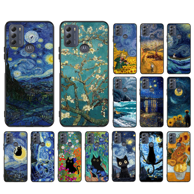 Phone Cases Jjk - Van Gogh Sunflowers Cat Phone Case