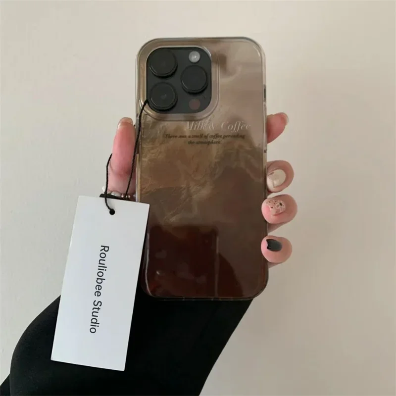 Phone Cases Best - Luxury Coffee Color Blending Gradient Phone