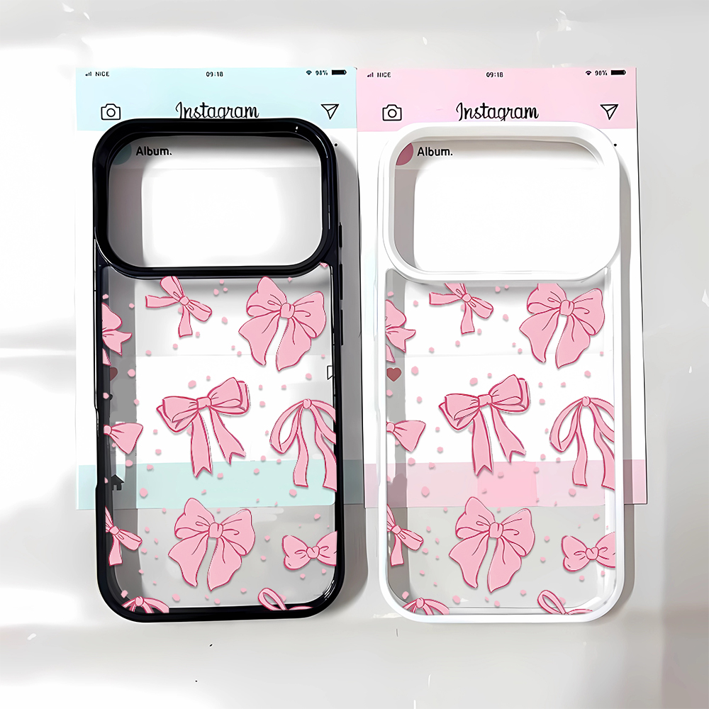 Phone Cases Best - Pattern Cute Ribbon Classic Raised Edge