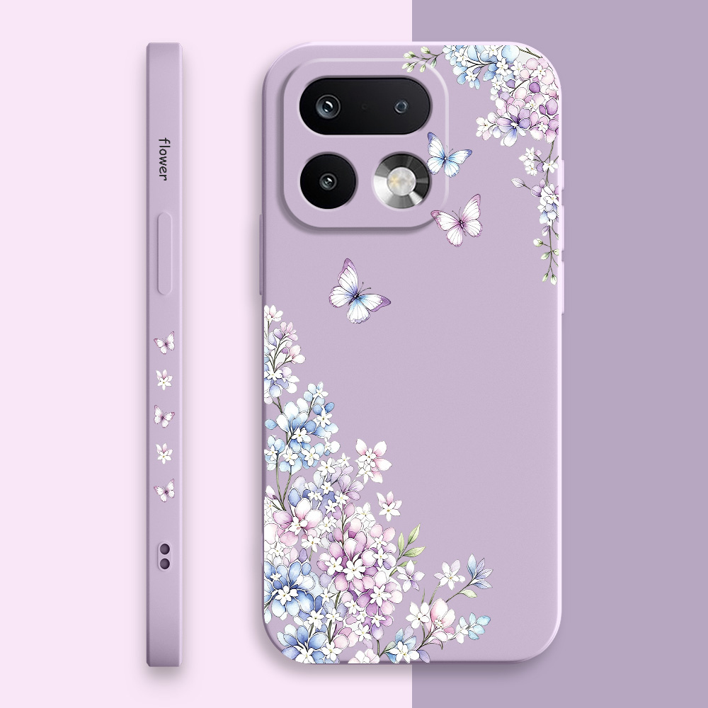 Phone Cases Realme - Blooming Violet Phone Case For Oppo