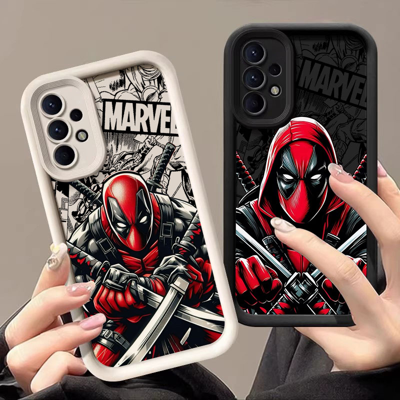 Phone Cases For Samsung A14 - Swordsman Deadpool Marvel Case For Samsung