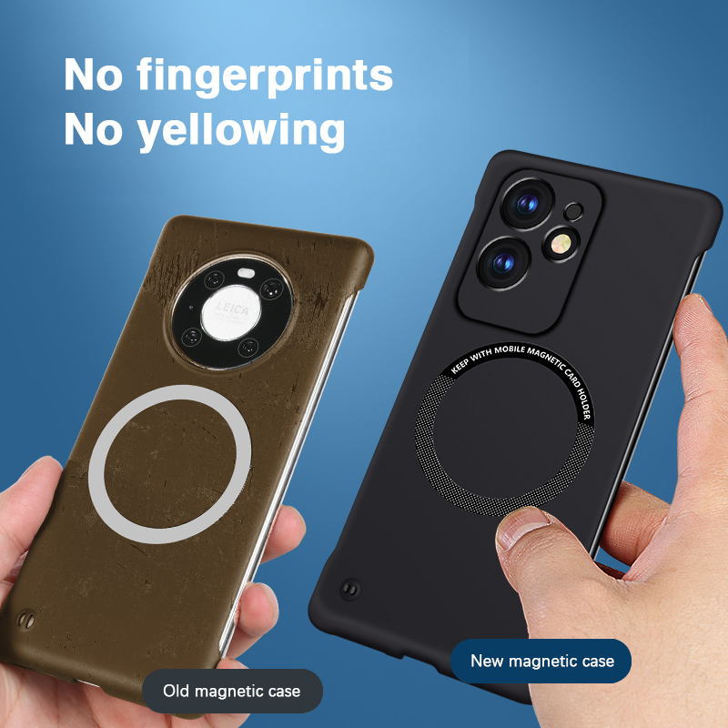 Phone Cases Realme - Slim Magnetic Wireless Charging Mobile Case
