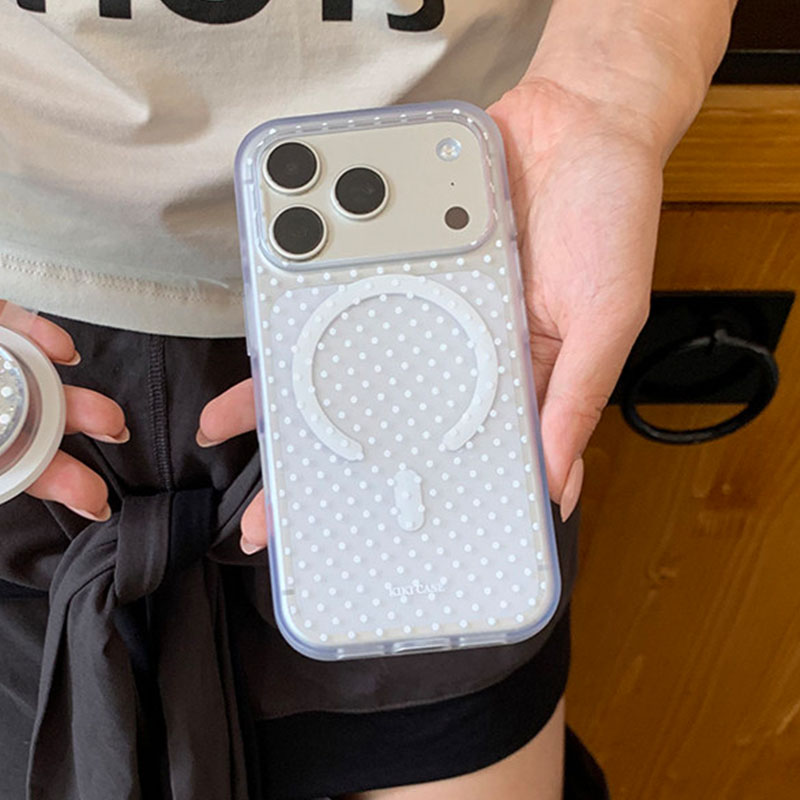 Phone Cases Polka Dot - Ins Minimalist Polka Dots For Magsafe