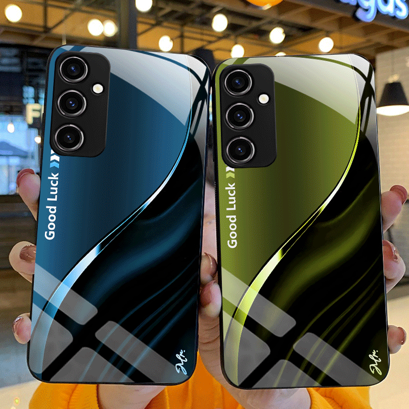 Phone Cases Realme - Hard Tempered Glass Case For Realme