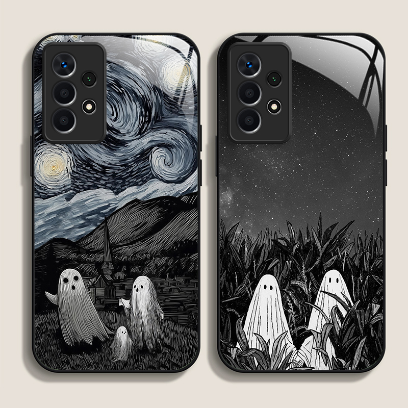 Funny Ghost Abstract Art Patte - Phone Cases Drawing review and price