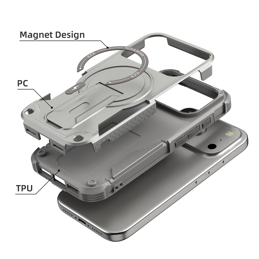 Magnetic Case Compatible Shock - Rugged Armor Case review and price