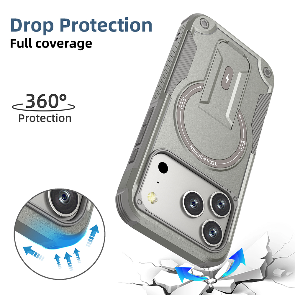 Magnetic Case Compatible Shock - Rugged Armor Case review and price