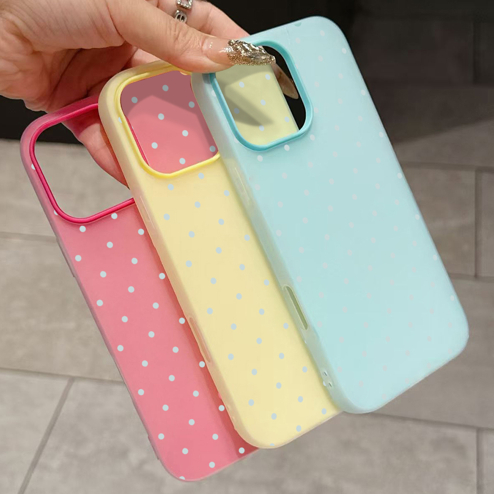 Adorable Light Blue Polka Dot  - Phone Cases Polka Dot review and price