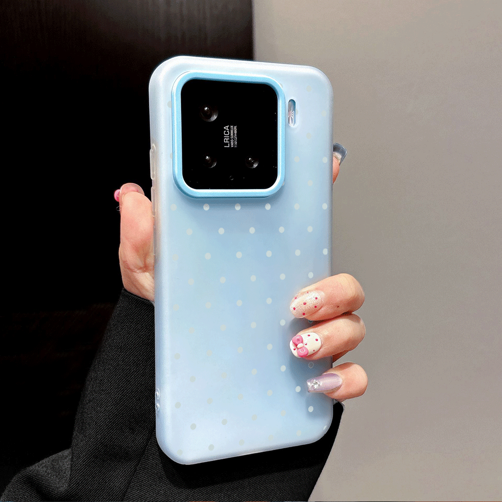 Adorable Light Blue Polka Dot  - Phone Cases Polka Dot review and price