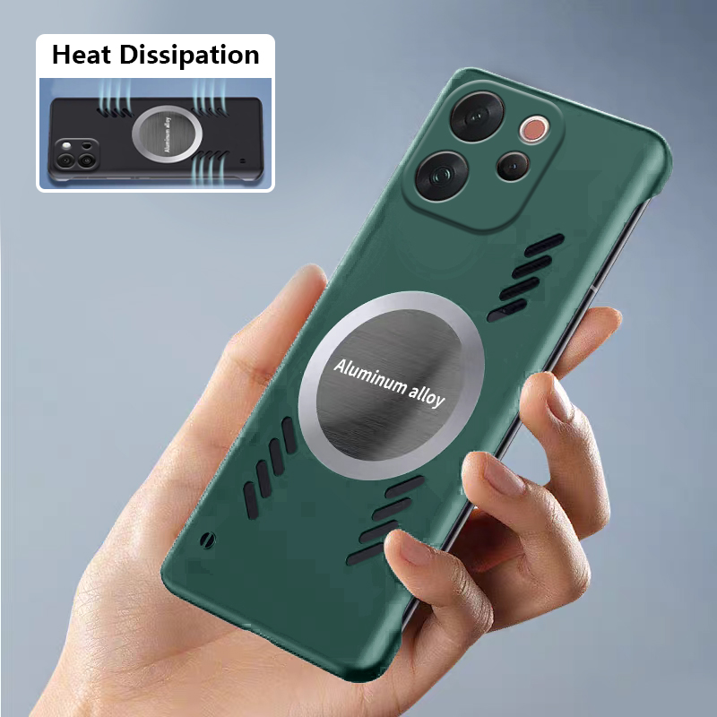 Biruiqu For VIVO V70 Bezel-les - Heat Dissipation Case review and price