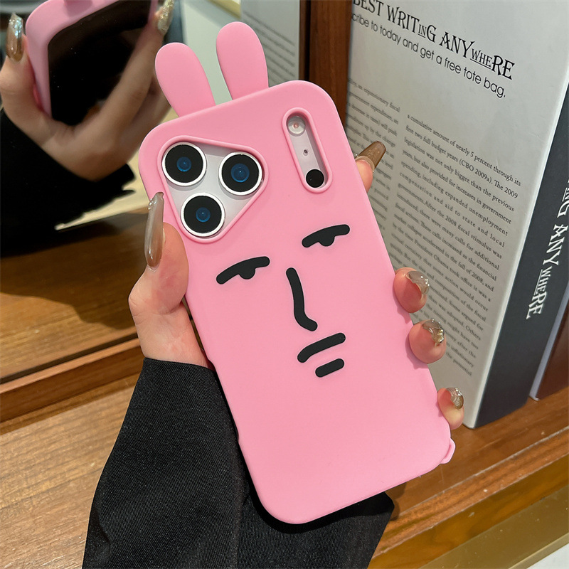 Kawaii 3D Funny Cartoon Pink E - Phone Cases Quirky review and price