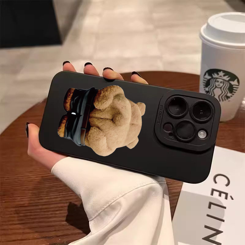 Funny Cool Bear Silicone Phone - Phone Cases Quirky review and price