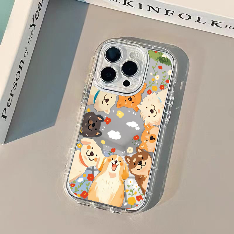 Cartoon Funny Puppy Phone Case - Phone Cases Quirky review and price
