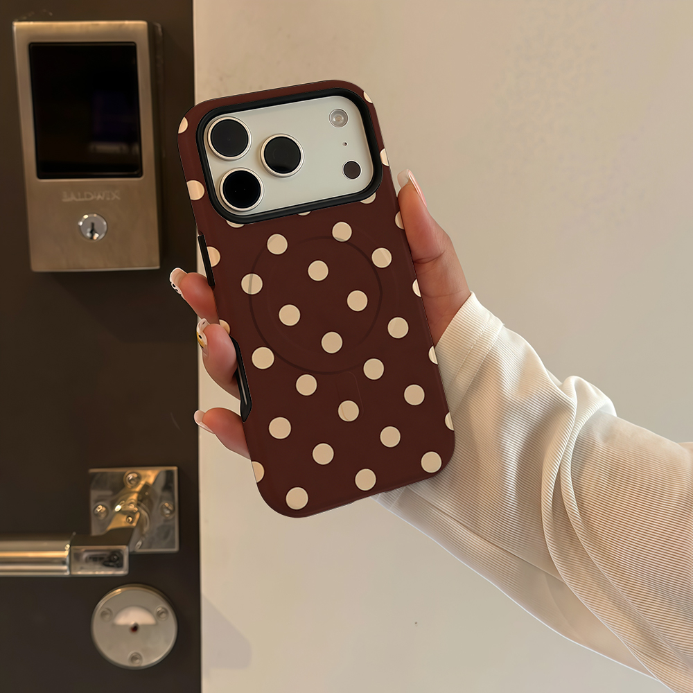 Brown Beige Polka Dot Phone Ca - Phone Cases Polka Dot review and price