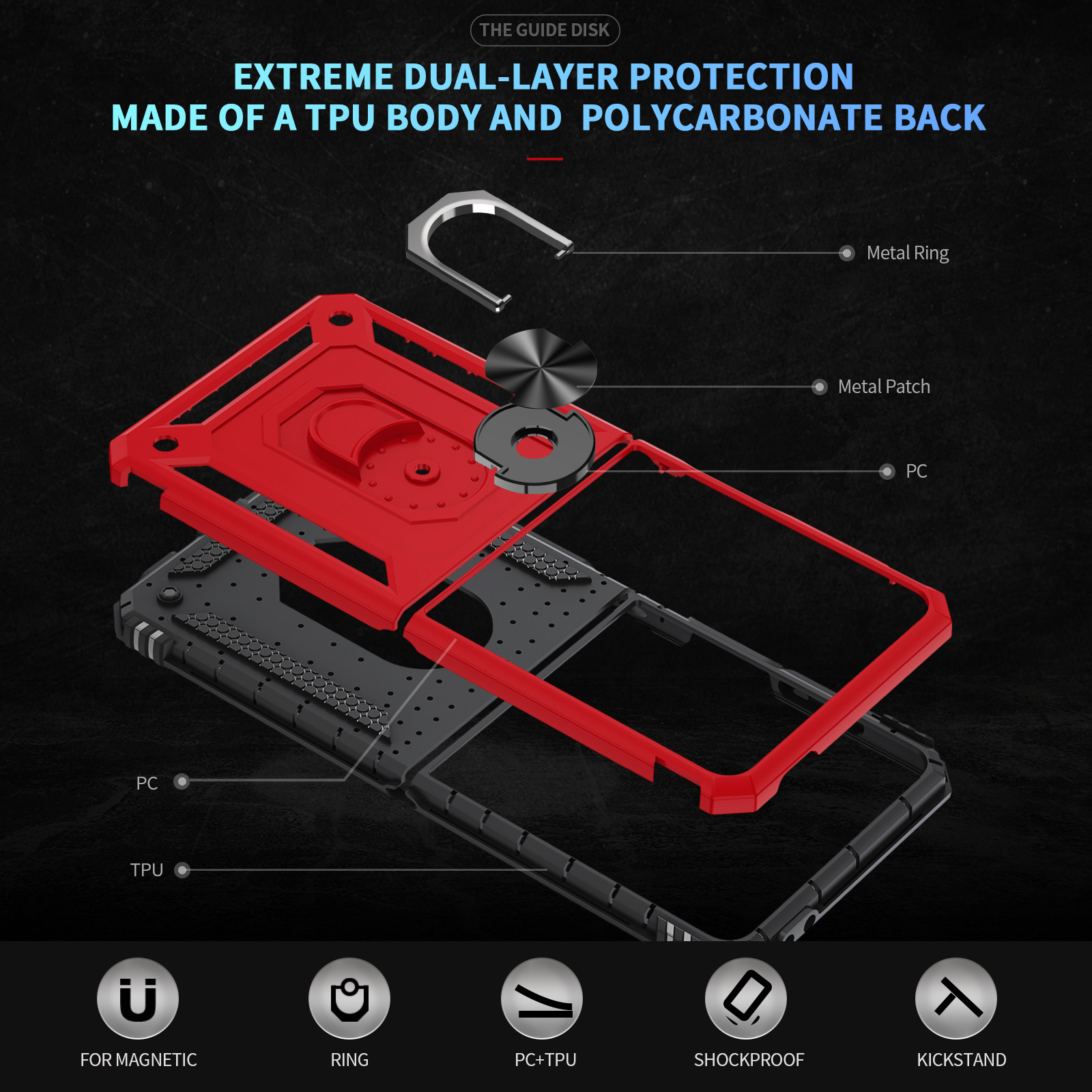 Military-grade Shockproof Phon - Rugged Armor Case review and price