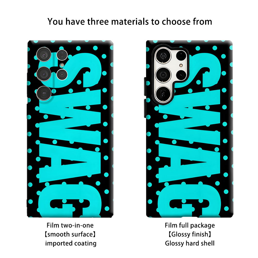 Neon Dots Typo Phone Case For  - Phone Cases Typo review and price