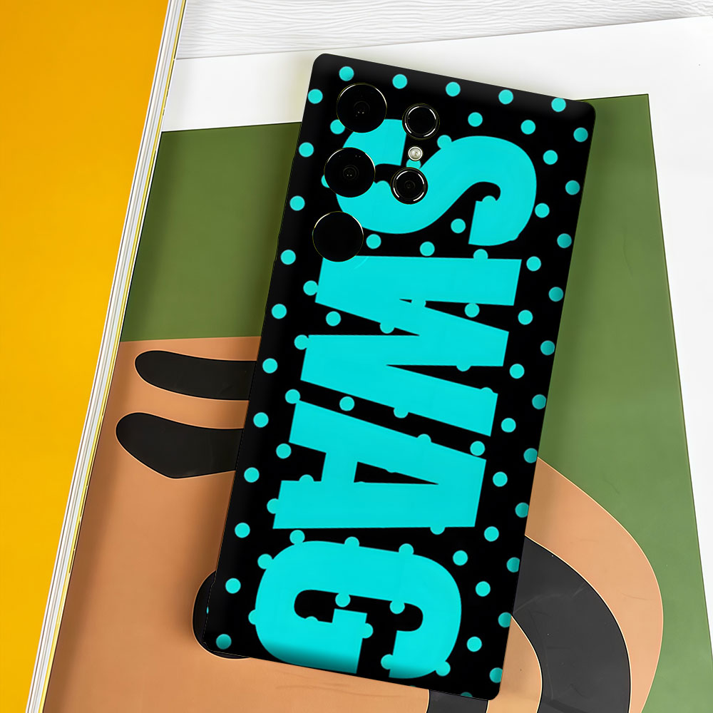 Neon Dots Typo Phone Case For  - Phone Cases Typo review and price
