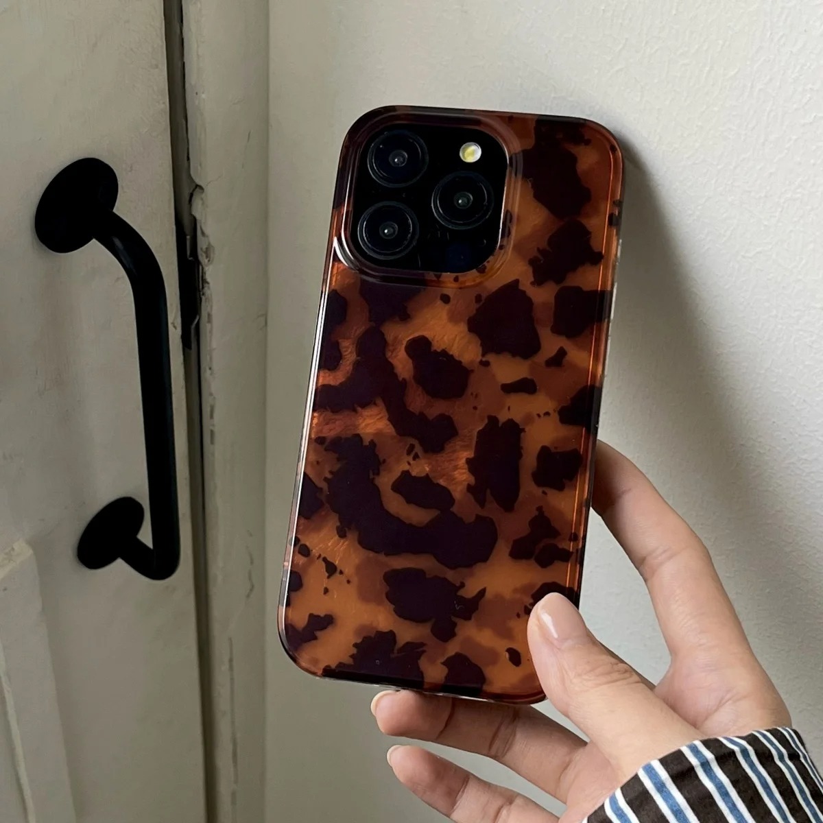 Retro Amber Texture Laser Phon - Phone Cases Popular review and price