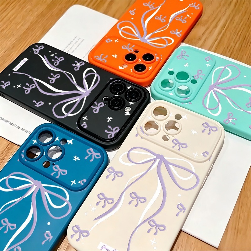 Large Purple Bow Star Doodle P - Phone Cases Drawing review and price