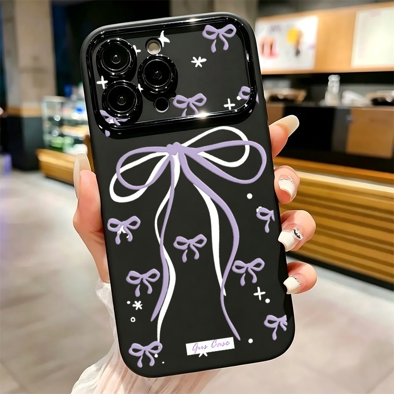 Large Purple Bow Star Doodle P - Phone Cases Drawing review and price