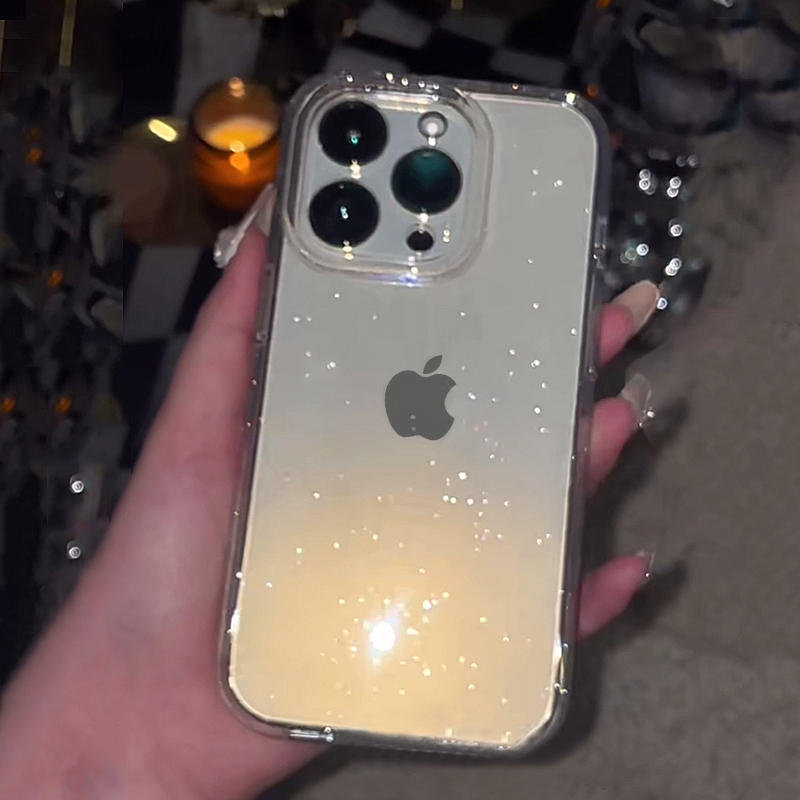 Transparent Simple Glitter Pho - Phone Cases Best review and price