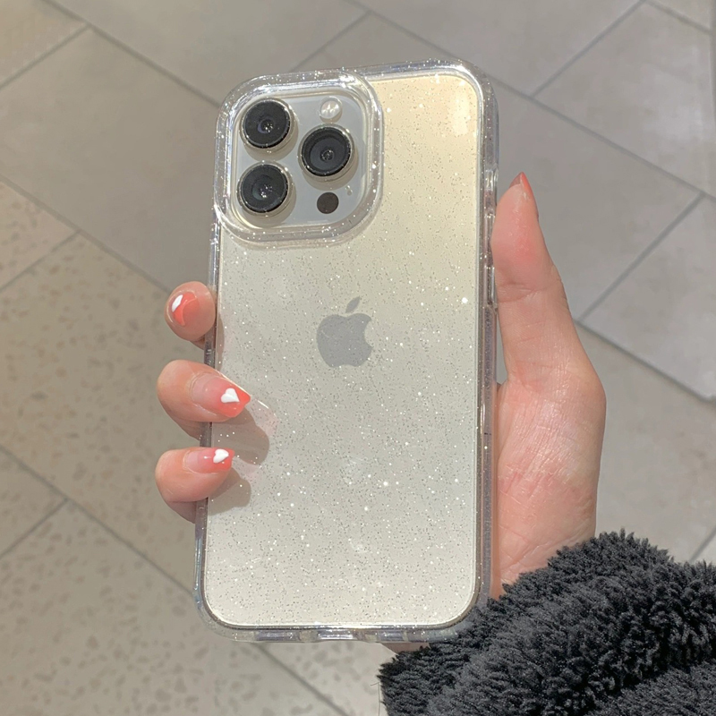 Transparent Simple Glitter Pho - Phone Cases Best review and price