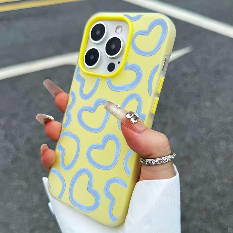 Cute Oil Painting Love Heart P - Phone Cases Drawing review and price
