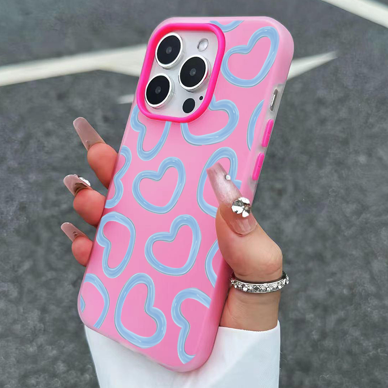Cute Oil Painting Love Heart P - Phone Cases Drawing review and price