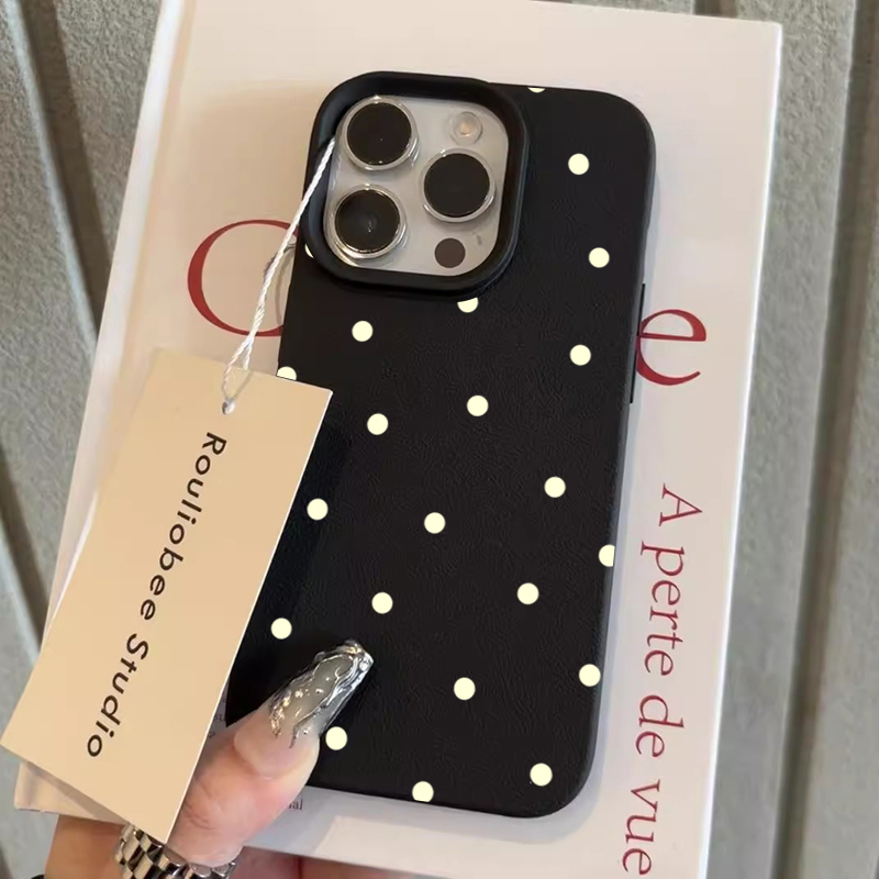 Personality ins Simple Cute Po - Phone Cases Polka Dot review and price
