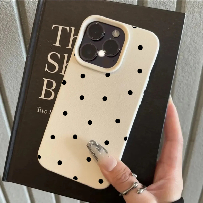 Personality ins Simple Cute Po - Phone Cases Polka Dot review and price