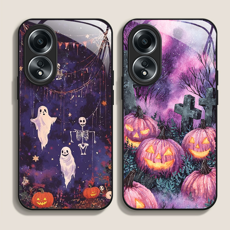 Trend Halloween Pumpkin Skull  - Phone Cases Realme review and price