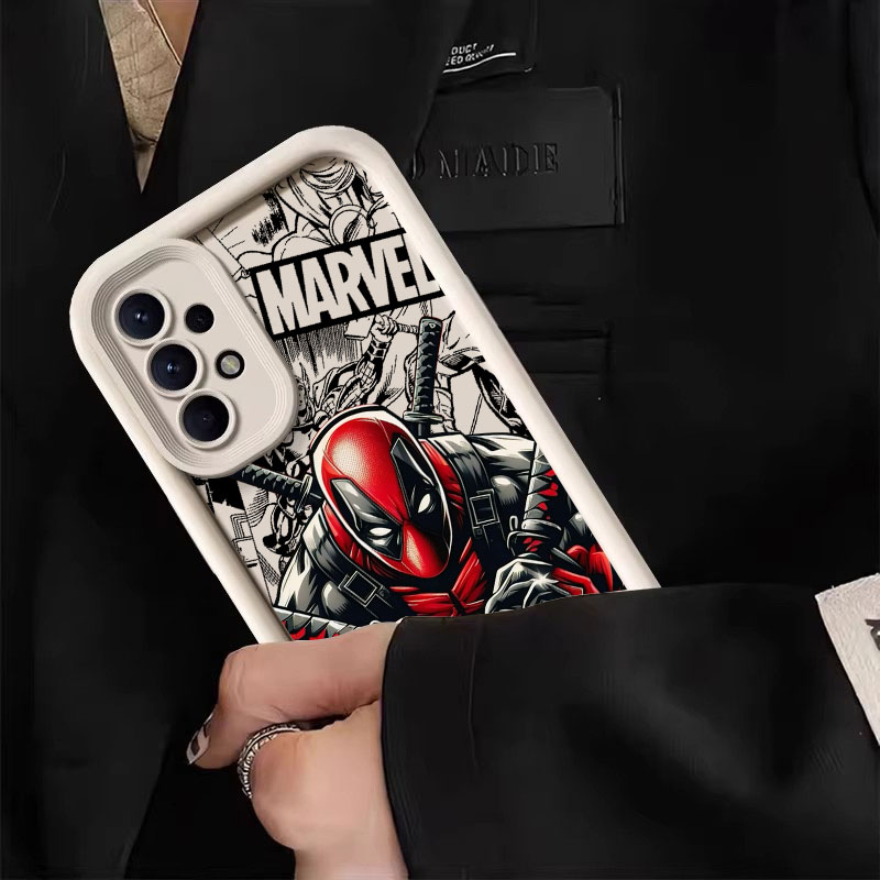 Swordsman Deadpool Marvel Case - Phone Cases For Samsung A14 review and price