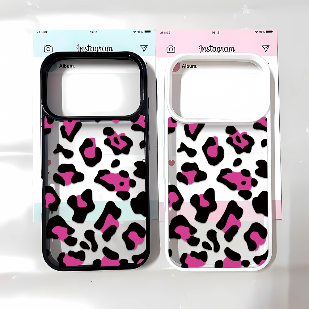 Leopard Pattern Cute Pink Wild - Phone Cases Best review and price