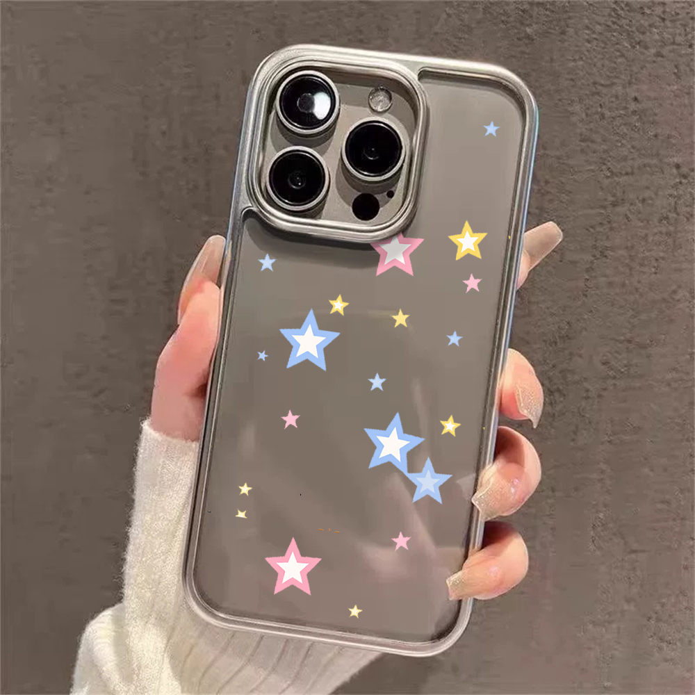 Y2K Stars Fashion Clear Cases  - Phone Cases Best review and price
