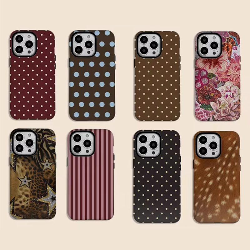 Stylish Polka Dots Stripes Ret - Phone Cases Polka Dot review and price