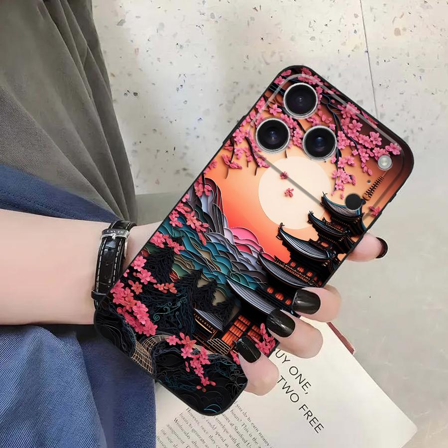 Aesthetic Mount Fuji Funda Pho - Phone Cases Aesthetic review and price