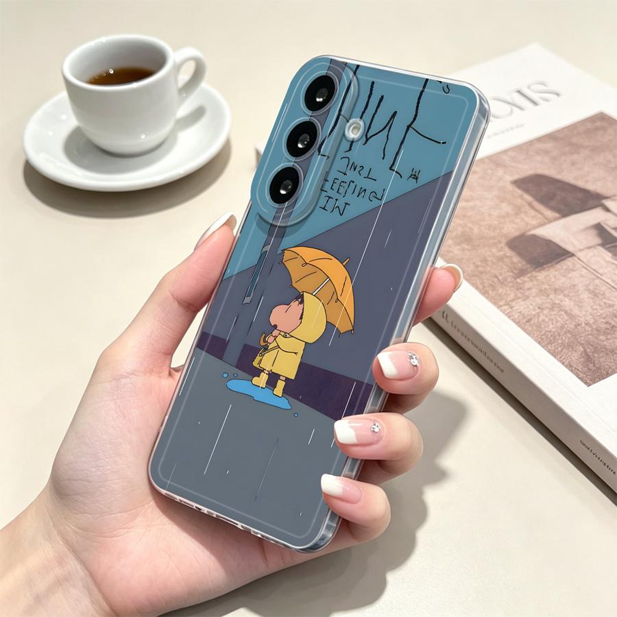Yellow Umbrella Boy Phone Cove - Phone Cases For Samsung A14 review and price