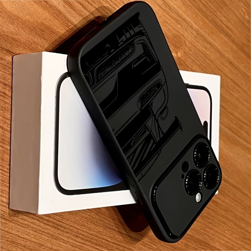 Line-Drawing of a Sports Car P - Phone Cases Drawing review and price